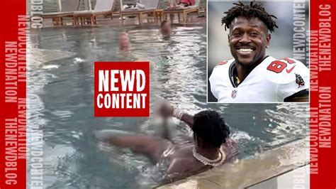 antonio brown pool photo|Antonio Brown Exposes Himself to Hotel Guests at。